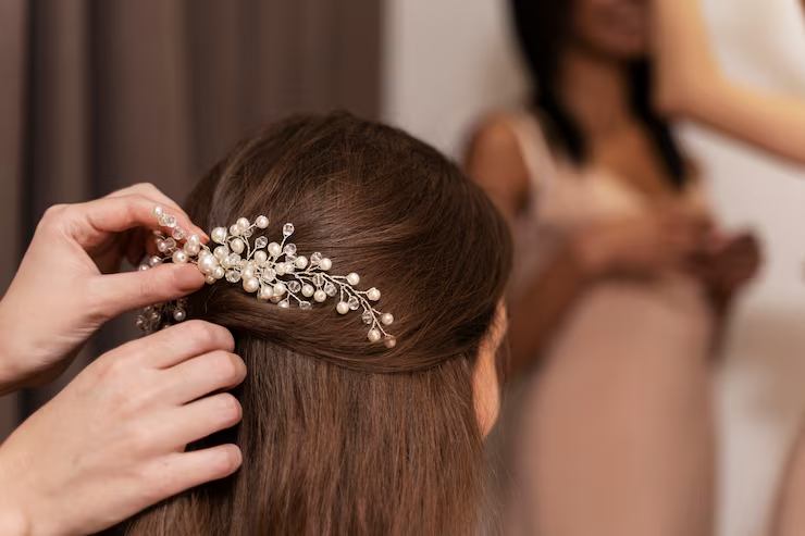 luxury event hair styling